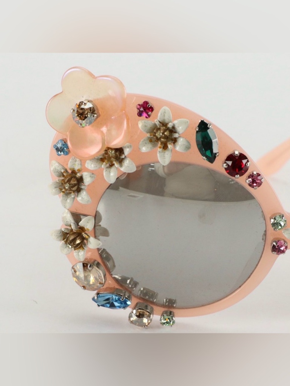 Dolce & Gabbana DG4292 Floral Appliqué & Embellished Butterfly Sunglasses W Case - Picture 7 of 8